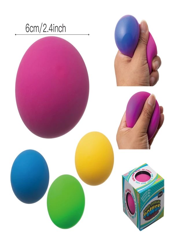 Wholesale Fun Color Changing Stress Ball 12 Pcs.